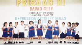 12 BLC boys and girls on stage at elocution contest